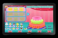 Meninas do bolo que decoram jogos Screen Shot 4