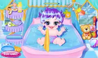 Baby bath girls games Screen Shot 3