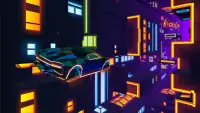 Neon Flytron: Cyberpunk Racer Screen Shot 7