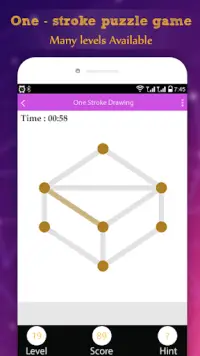 One Touch Connect dots - one stroke puzzle game Screen Shot 2