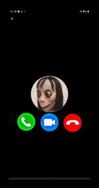 Fake  Call From Scary  Momo Horror Prank Screen Shot 1