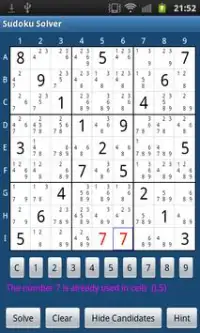 Sudoku Solver and Helper Screen Shot 1
