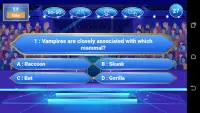Millionaire Quiz - Fun Trivia Quiz Game Screen Shot 2