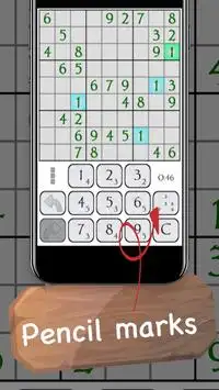 Jogos de lógica: Sudoku classic, Sudoku solver Screen Shot 1