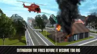 Fire Helicopter Simulator 3D Screen Shot 2