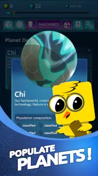 Chikin: Universe - Space Idle Planet Game Screen Shot 4