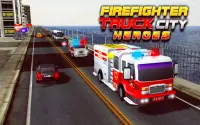 FireFighter 3D: American Truck Fire Pagsagip Screen Shot 12