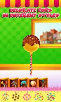 Chocolate Cake Pops Fun - Jogos de Culinária Gratu Screen Shot 4