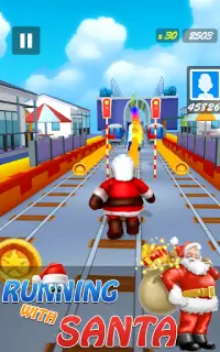 Subway Santa Surf Runner: Santa Run Game Adventure Screen Shot 14