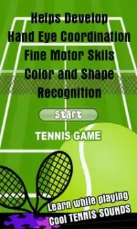 Tennis Games for Kids Screen Shot 1