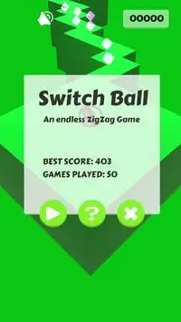 Switch Ball -  Endless Zig Zag Screen Shot 0