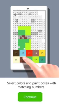 Colorier par numéros. Pixel art Screen Shot 1