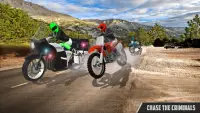 Police MotorBike Chase: 3D City Simulator Screen Shot 2