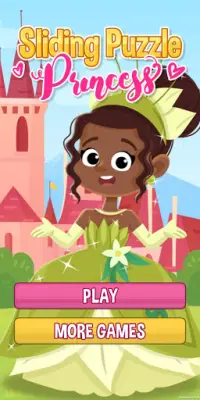 👸Princess Sliding Puzzle 🧩A puzzle game for kids Screen Shot 1
