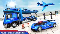 US Police Car Transport Games: Truck Driving Games Screen Shot 0