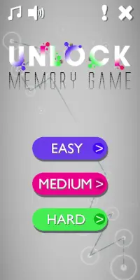 Unlock Memory Game Screen Shot 1