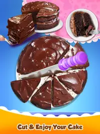 Chocolate Cake - Sweet Desserts Food Maker Screen Shot 2