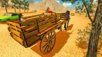 Impossible Horse Cart Driving: Animal Transport 3D Screen Shot 2