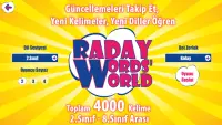 Raday Words World : İngilizce Öğrenme Oyunu Screen Shot 1