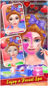 Valentine Beauty Salon : Makeover Girl Game Screen Shot 0