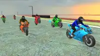 Moto Bike Highway Racer 3D Racing Game Screen Shot 0