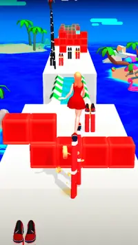 High heels hair Dancing Challenge Race Game Screen Shot 0