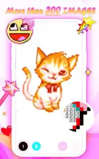 BEST FUNNY Pixel Art Color by Number Book Colorbox Screen Shot 1