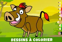 Jeux pour Enfants Puzzles et couleurs de la Savane Screen Shot 6