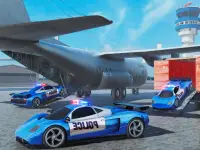 Police Car Transport-Truck Game Screen Shot 1
