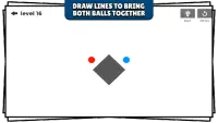 Draw Lines Physics Ball Puzzle Screen Shot 0