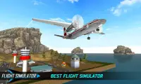 Fliegen Simulator 2017 - Flugzeug Flug Pilot 3D Screen Shot 1