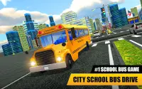 سائق حافلة المدرسة الثانوية 2019: لعبة أطفال مجاني Screen Shot 8