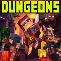 DUNGEONS— Minecraft MMO Map pour Minecraft PE