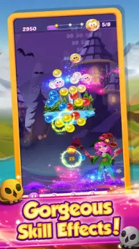 MAGIC WITCH - BUBBLE SHOOTER WITCH GAMES Screen Shot 1