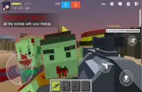 Pixel Zombie Gun 3D - FPS Online Screen Shot 1