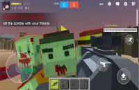 Pixel Zombie Gun 3D - FPS online Screen Shot 1