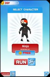 Subway Run Ninja Revenge Screen Shot 1