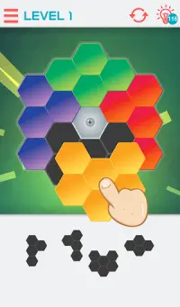 Hexagon Graph: Geometry Puzzle Screen Shot 9