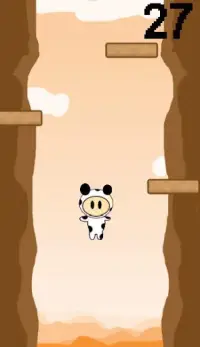 Doodle Jumping Cow Screen Shot 1
