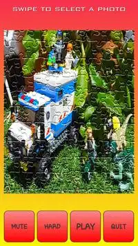Sliding Lego Puzzle Jurassic Screen Shot 1
