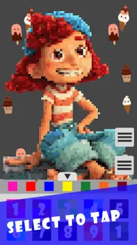 Luca Pixel Art Coloring Games Screen Shot 3