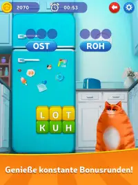 🔥Kitty Scramble: Wordstapel Screen Shot 8