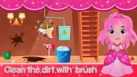 Fai finta di giocare a Messy Doll House Cleaning Screen Shot 2