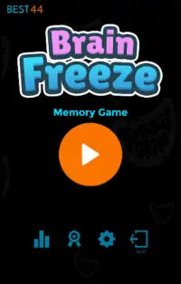 Brain Freeze Memory Game Screen Shot 0
