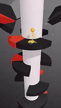 helix melompat bounce ball tower 3D Screen Shot 2