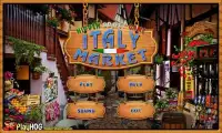 # 245 New Free Hidden Object Games - Italy Market Screen Shot 1