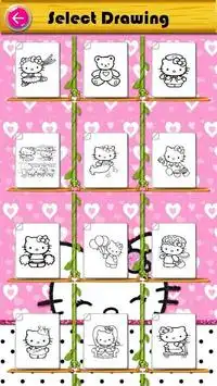 the queen kitty coloringbook for kids Screen Shot 6