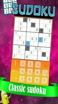 Classic Sudoku Puzzle Game Screen Shot 1