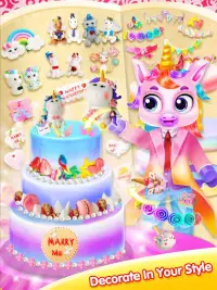 Unicorn Wedding Cake - Trendy Rainbow Party Screen Shot 2