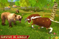 Wild Bull Family Survival Sim Screen Shot 4